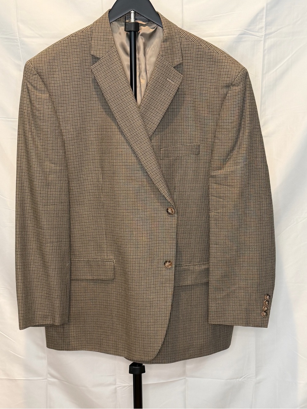 Ralph Lauren Brown Tan Glen Plaid Sport Coat